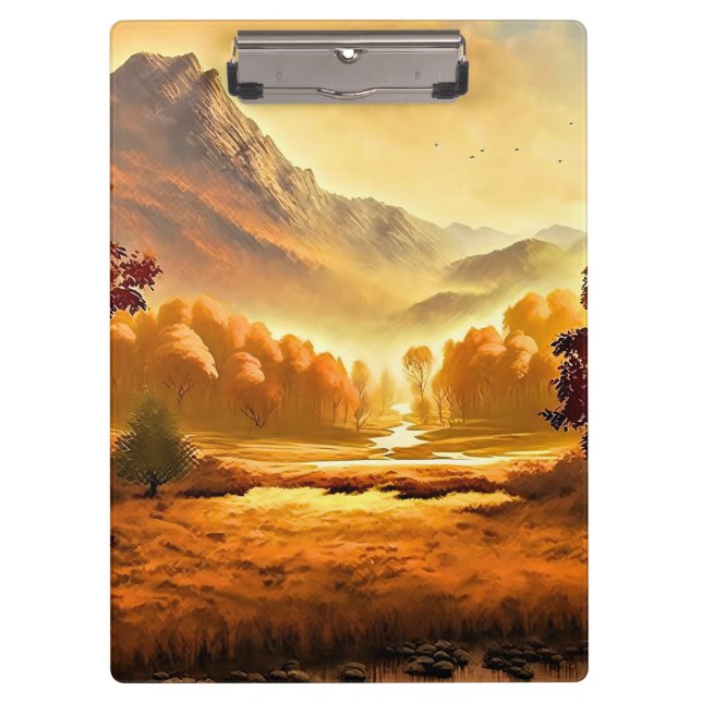 Porte-bloc Peinture de paysage d'automne-68754 (Devant)