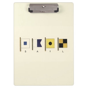 Porte-bloc Peinture de quatre drapeaux avec voile écrite sous