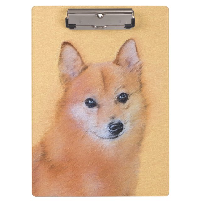 Porte-bloc Peinture finlandaise Spitz - Jote Original Chien A (Devant)