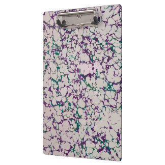 Porte-bloc Peinture purple et verte recouverte Conception abs