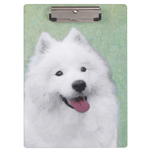 Porte-bloc Peinture Samoyed - Cute Original Chien Art