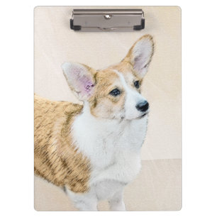 Porte-bloc Pembroke Welsh Corgi Peinture - Art Chien original