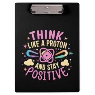 Porte-bloc Penser Que Proton Reste Une Science Positive Inspi
