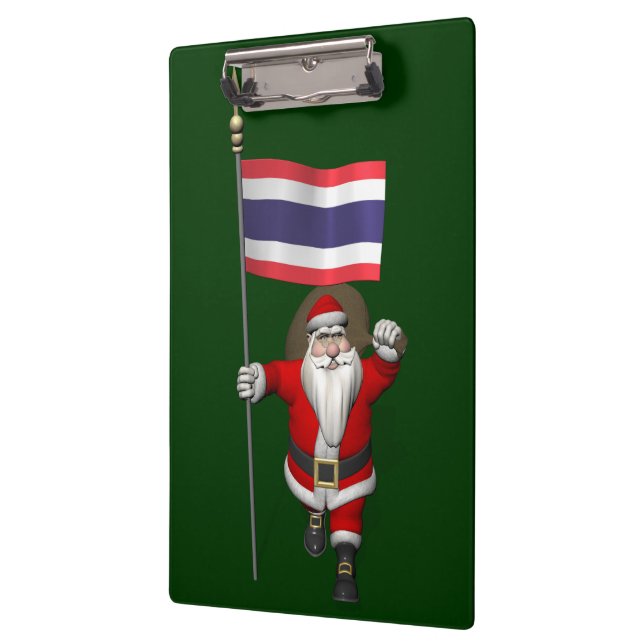 Porte-bloc Père Noël Sucré Avec Drapeau De Thaïlande (Gauche)