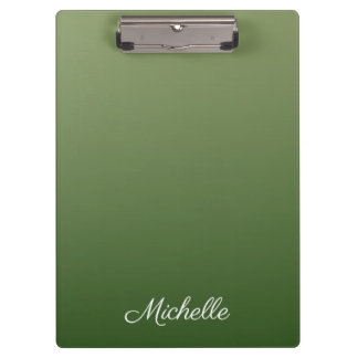 Porte-bloc Personalized green