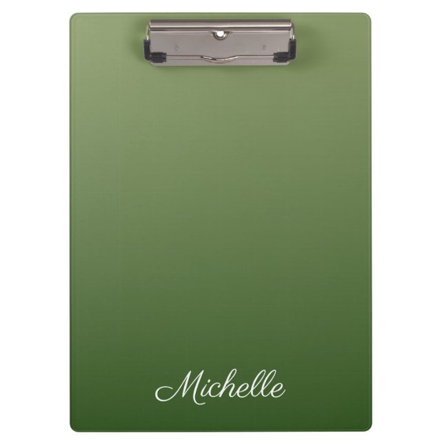 Porte-bloc Personalized green (Devant)
