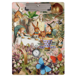 Porte-bloc Personnages de la fête du thé d'Alice au pays des 