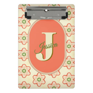 Porte-bloc Personnalisable Rétro Monogram Mini Porte - bloc