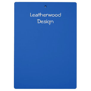 Porte-bloc personnalisé bleu cobalt