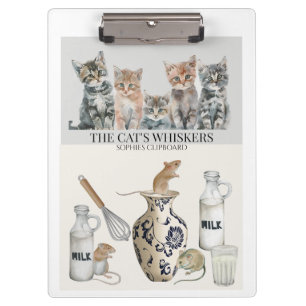 Porte-bloc personnalisé - Chatons - cadeau pour fi