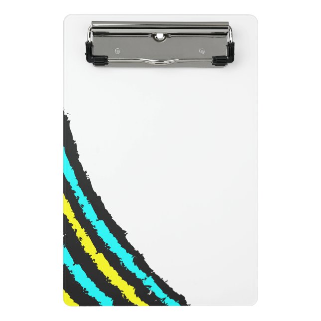 Porte-bloc personnalisé mini lignes abstraites mod (Devant)