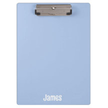Personnalisé Minimaliste Moderne bleu nom personna