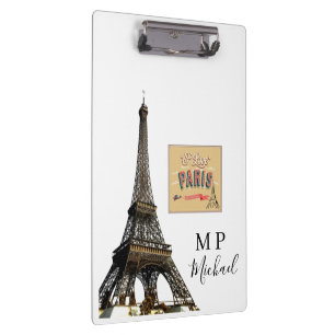 Porte-bloc personnalisé Paris France mignon