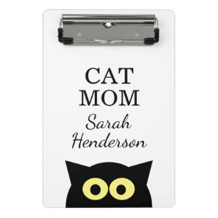 Porte-bloc personnalisé pour maman de chat avec un