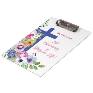 Porte-bloc Personnaliser, 70e anniversaire Nun vie religieuse