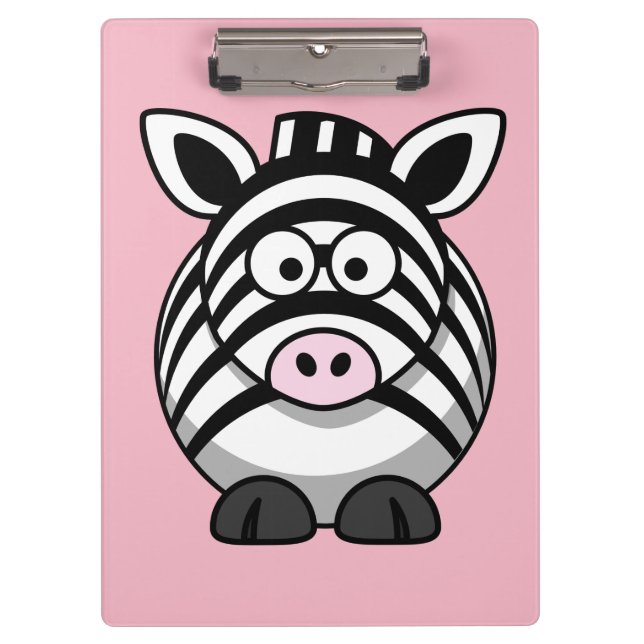 Porte-bloc Personnaliser Cute Zebra (Devant)