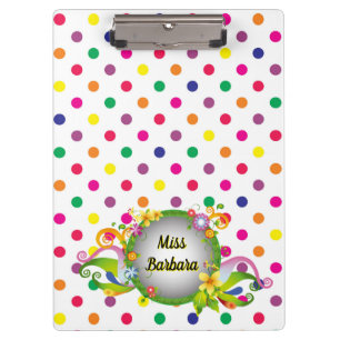 Porte-bloc Personnaliser des points colorés