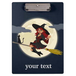 Porte-bloc Personnaliser Halloween Conception de sorcière