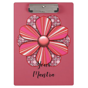 Porte-bloc Personnaliser Jolie conception de fleurs