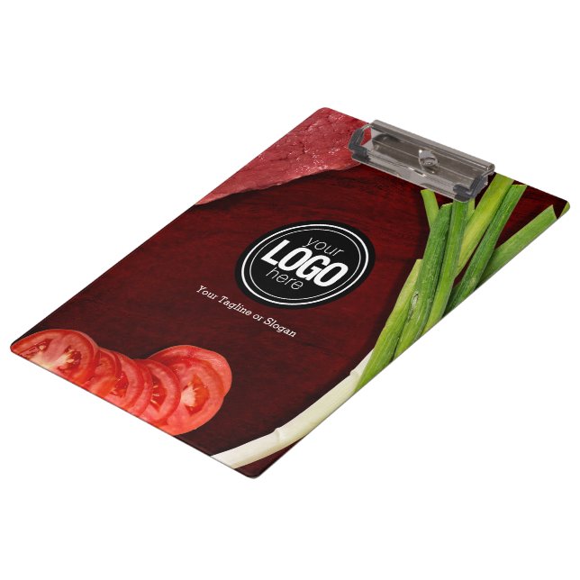 Porte-bloc Personnaliser le thème du restaurant steak (Incliné)