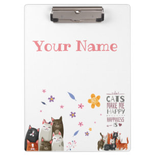 Porte-bloc Personnaliser les chats sucrés