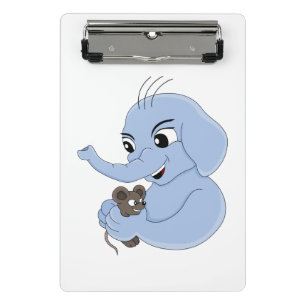 Porte-bloc Petit éléphant garçon dessin animé mini porte - bl