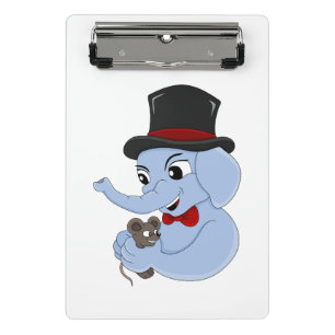 Porte-bloc Petit éléphant garçon dessin animé mini porte - bl