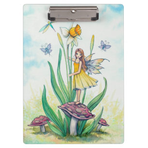 Porte-bloc Petite Daffodil Fairy Imaginaire Art