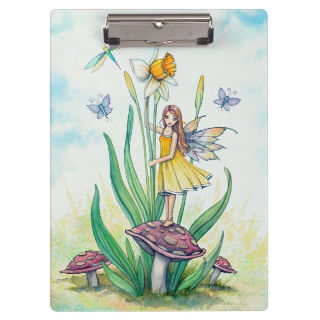 Porte-bloc Petite Fée Fantastique de Jonquille Art (Devant)