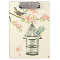 Petits oiseaux perchés sur une branche et sur une 