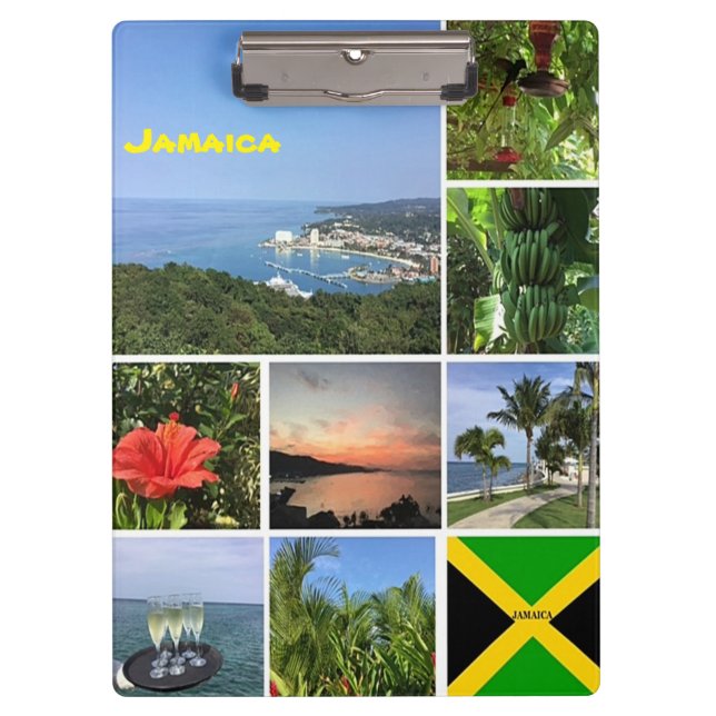 Porte-bloc Photo Collage de Jamaïque (Devant)