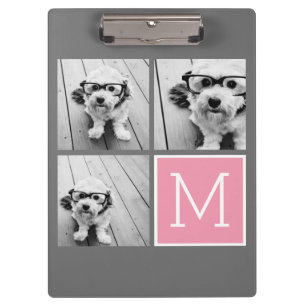 Porte-bloc Photo Collage Instagram tendance Monogramme person