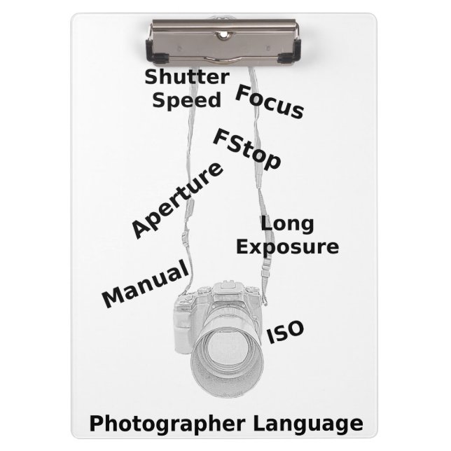 Porte-bloc Photographe (Devant)