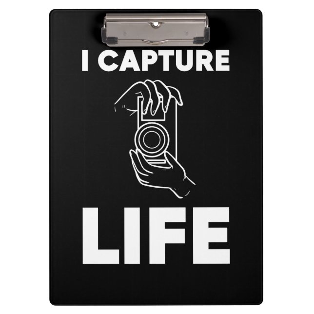 Porte-bloc Photographe Capturer la vie (Devant)