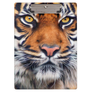 Porte-bloc Photographie masculine de peinture de tigre