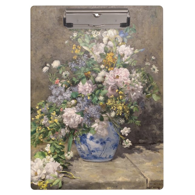 Porte-bloc Pierre-Auguste Renoir Bouquet de printemps (Devant)
