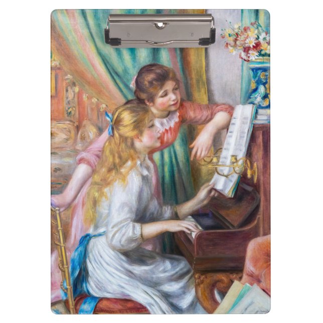 Porte-bloc Pierre Auguste Renoir - Jeunes filles au piano (Devant)