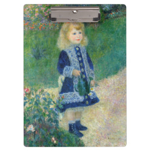 Porte-bloc Pierre-Auguste Renoir - Une fille avec un arrosoir