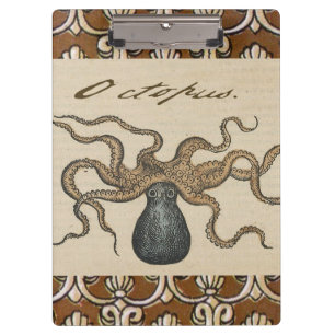 Porte-bloc Pieuvre Kraken Antique Faune Marine Côtière