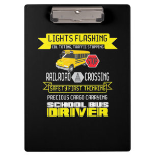 Porte-bloc Pilote de bus fier