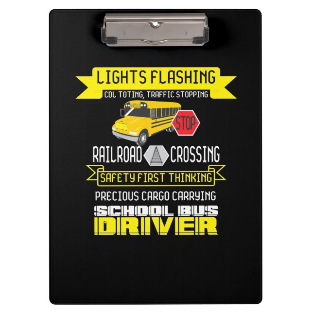 Porte-bloc Pilote de bus fier (Devant)