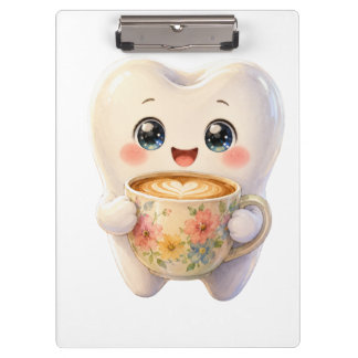 Porte-bloc Pince-notes de caractère Kawaii amateur de café de