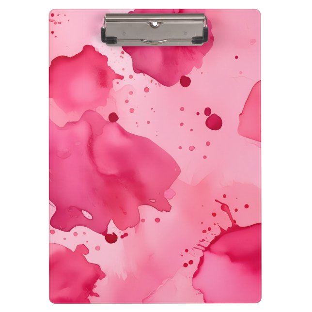 Porte-bloc Pink on Pink Abstract  (Devant)
