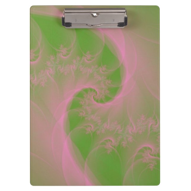 Porte-bloc Pink Twist sur le Porte - bloc vert (Devant)