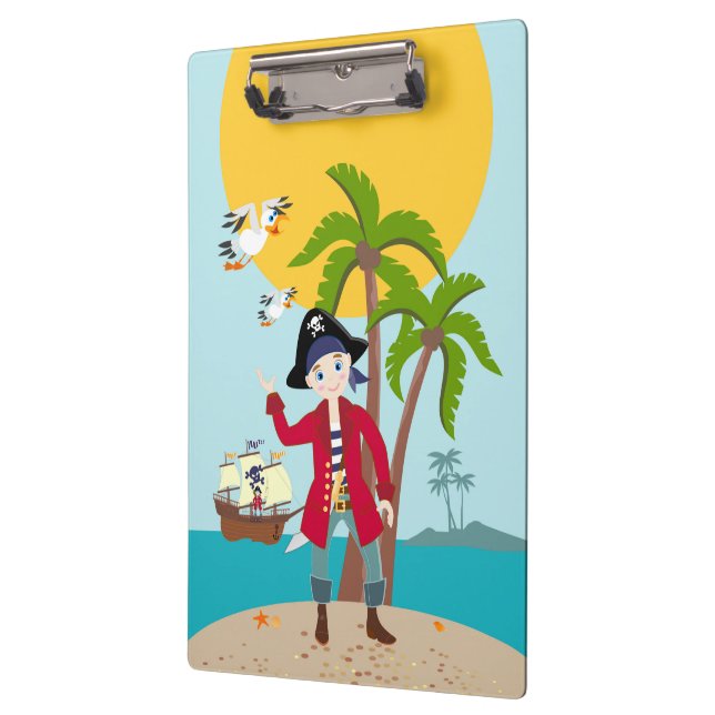 Porte-bloc Pirate kid birthday (Gauche)