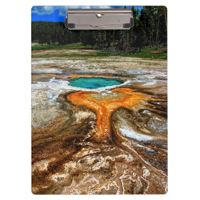 Porte-bloc Piscine de courant ascendant de Yellowstone (Devant)