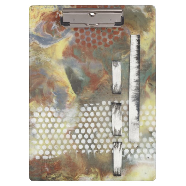 Porte-bloc Pixels marbrés II (Devant)