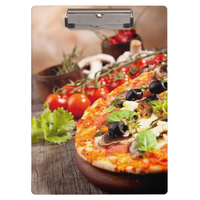 Porte-bloc Pizza italienne fraîche (Devant)