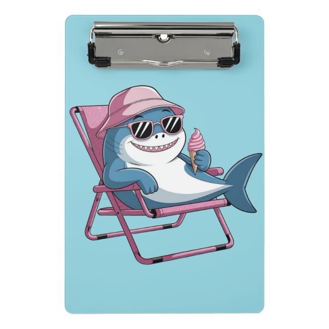 Porte-bloc Pizza requin Mini Porte - bloc (Devant)