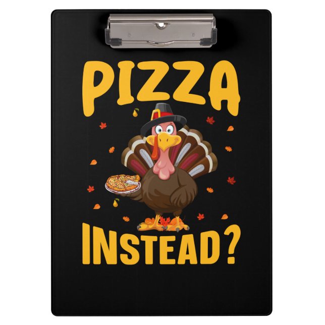Porte-bloc Pizza Thanksgiving (Devant)